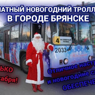 31 декабря по Брянску будет курсировать новогодний троллейбус - Брянск - Yansk.ru