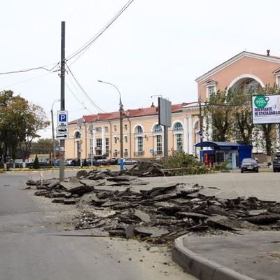 Началась реконструкция площади перед вокзалом Брянск-I - Брянск - Yansk.ru