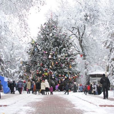 В Брянске прошёл парад Дедов Морозов и открылась главная городская ёлка - Брянск - Yansk.ru