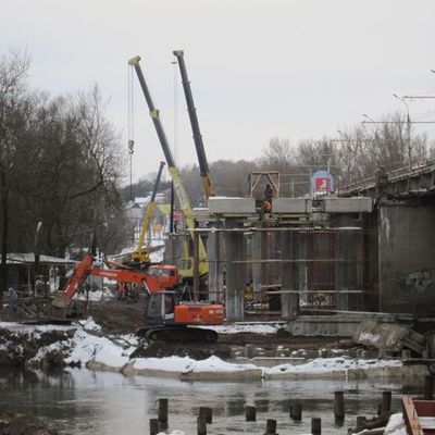 Реконструкция Первомайского моста в Брянске продолжается по графику - Брянск - Yansk.ru