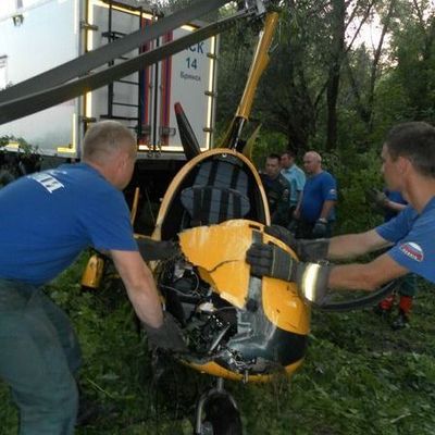 В Брянске разбился пассажирский вертолет - Брянск - Yansk.ru