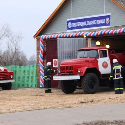 Учения добровольных пожарных прошли в селе Усох Трубчевского района в субботу 29 октября - Брянск - Yansk.ru