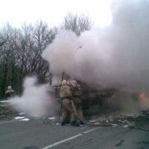 Рейсовый автобус сгорел под Брянском - Брянск - Yansk.ru