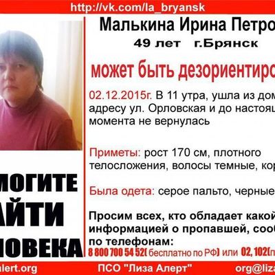 В Брянске продолжаются поиски пропавшей женщины - Брянск - Yansk.ru