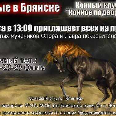 30 августа - конный праздник! - Брянск - Yansk.ru