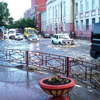 На Унечу обрушился небывалый град - Брянск - Yansk.ru