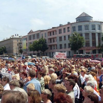 Работники Центрального рынка организовали очередную акцию протеста - Брянск - Yansk.ru